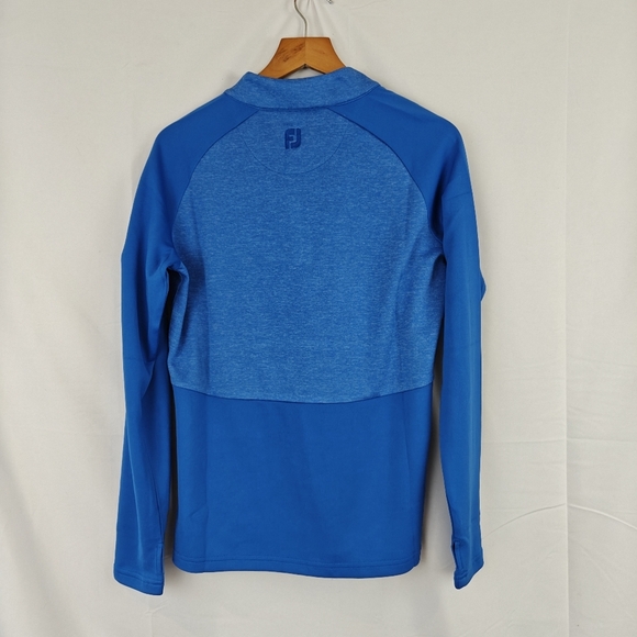 FootJoy Nwt Heather Block Half-Zip Mid-Layer Women In Royal Blue Size Small - Picture 9 of 10